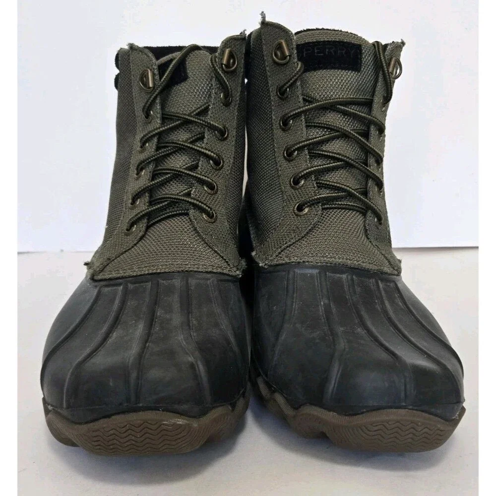 Sperry Boots Mens Size 9.5 Top-Sider Avenue Duck Shoes Waterproof Leather